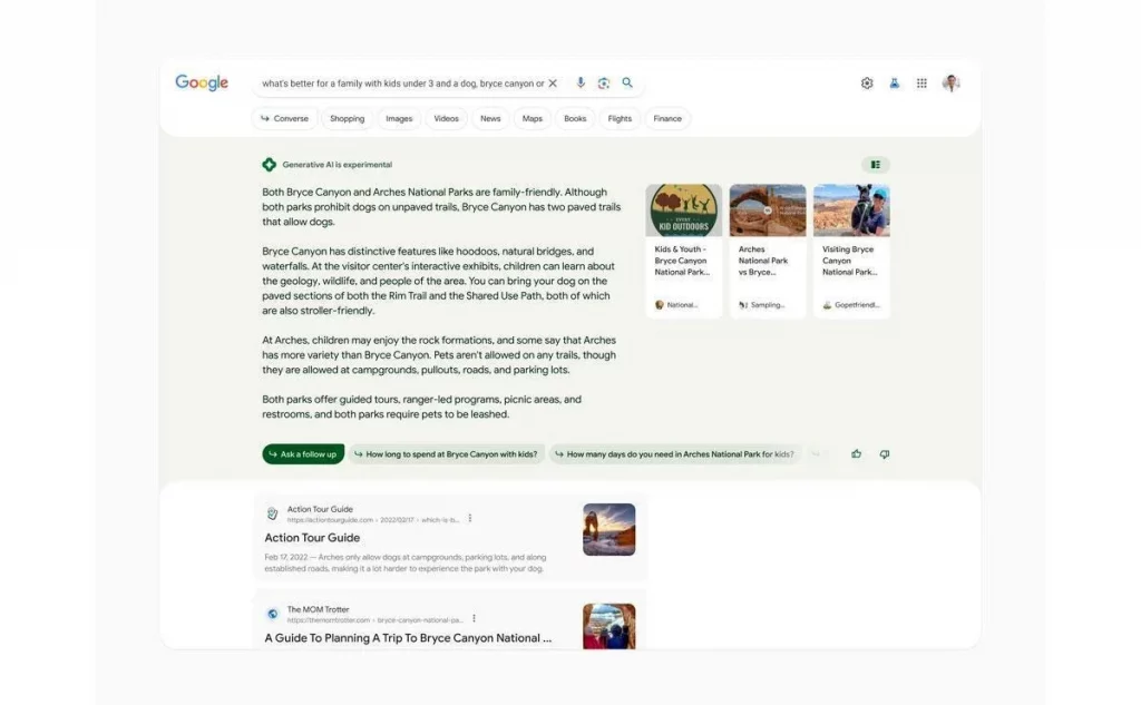 serp avec reponse google bard